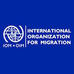 Logo for the International Organization for Migration (IOM)