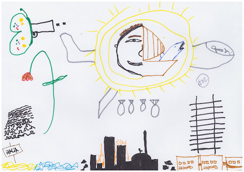 Image for Syrian Refugee Kids Were Told to Draw Whatever They Wanted