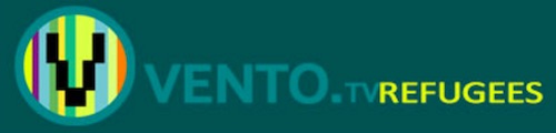 Logo for VENTO.TV Refugees